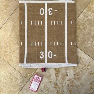 Buckhead Bettie’s Jute football field table runner